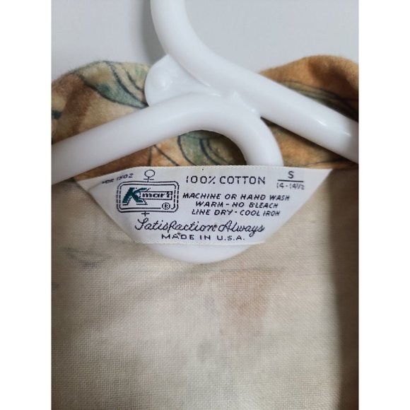 Vintage K-Mart Small Button Down Shirt Womens Graphic - Picture 2 of 6